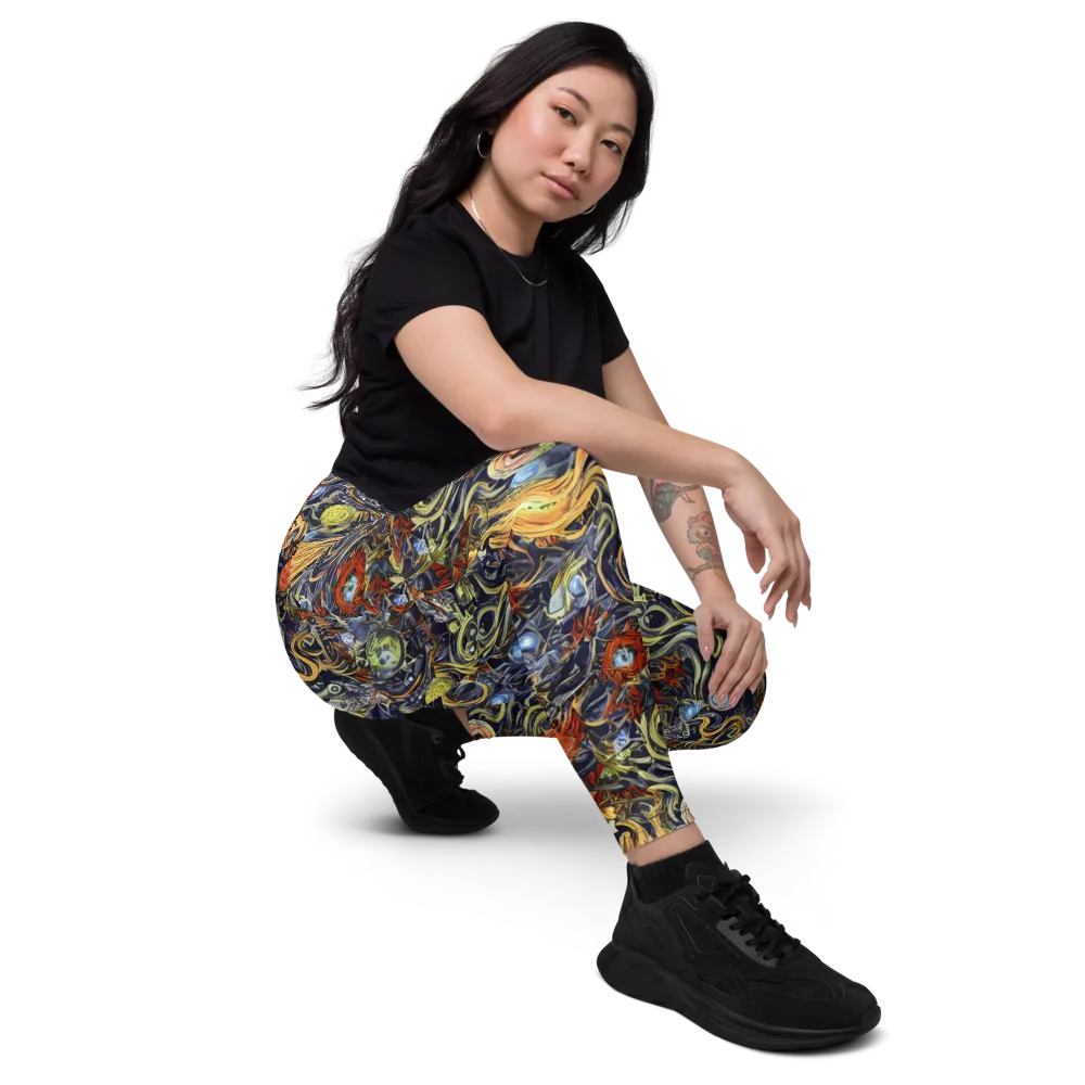 Astral Anarchy on Leggings with Pockets — Right Front