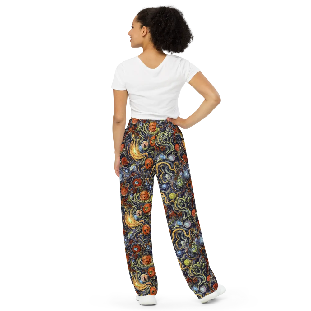 Astral Anarchy on Wide-Leg Pants — Back