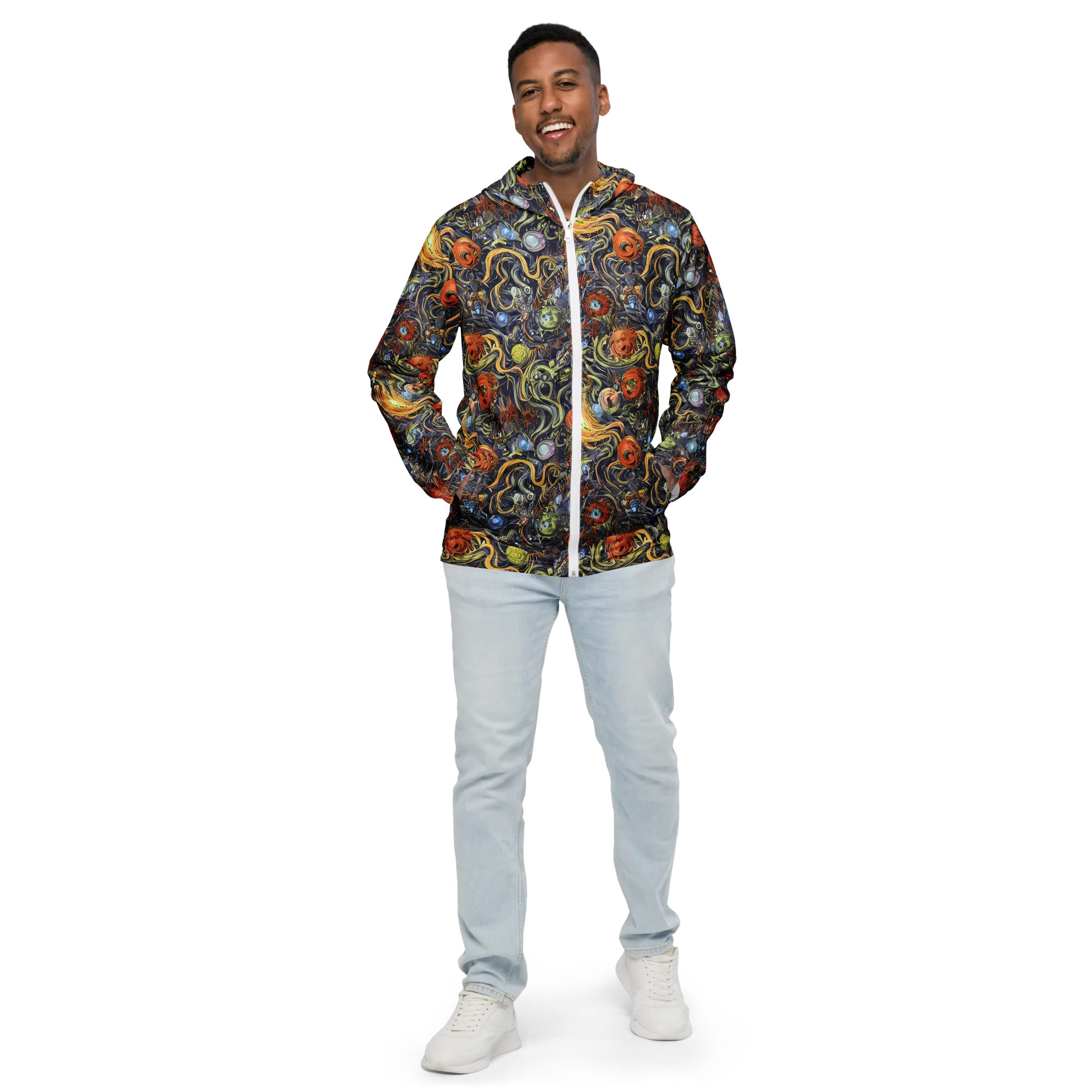 Astral Anarchy on Men's Windbreaker — Front