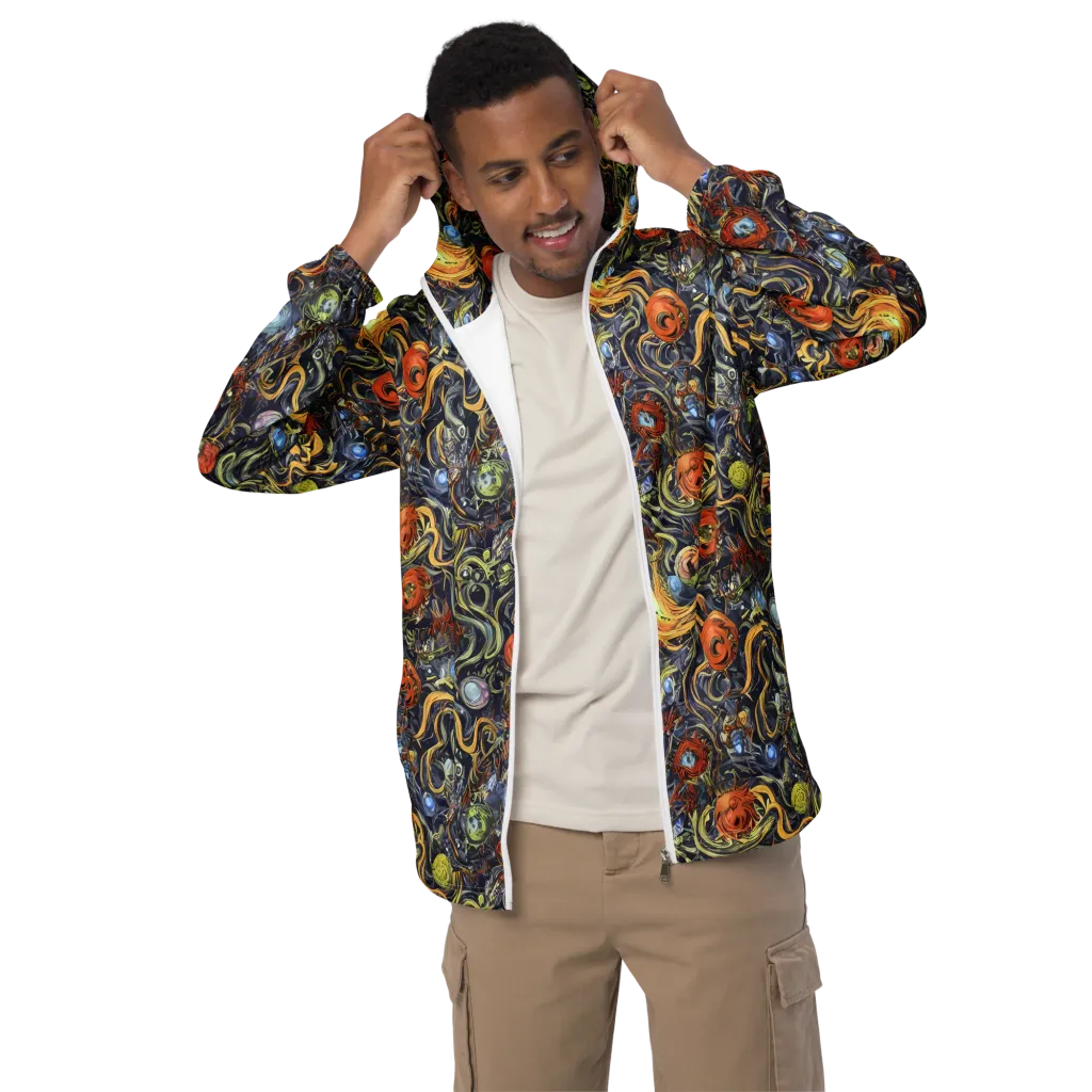 Astral Anarchy on Men's Windbreaker — Front