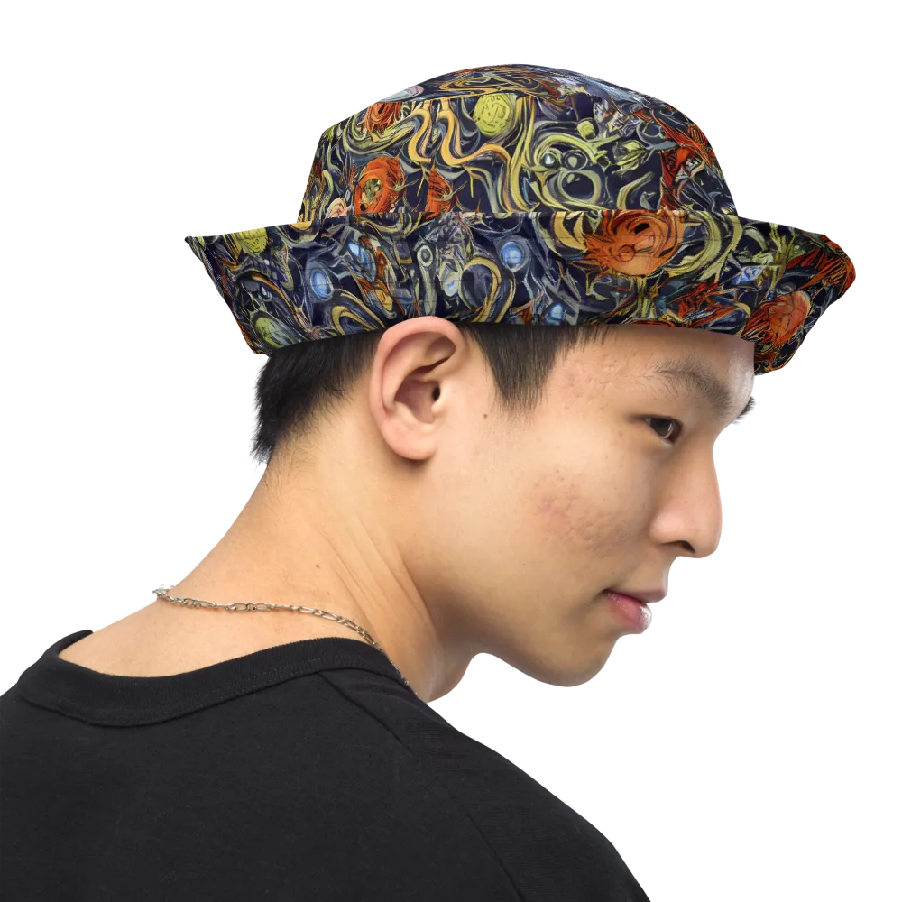 Astral Anarchy on Reversible Bucket Hat — Right Outside