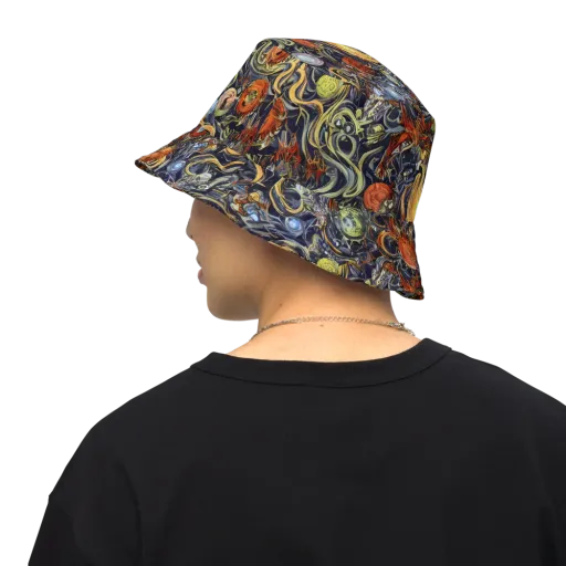 Astral Anarchy on a Reversible Bucket Hat