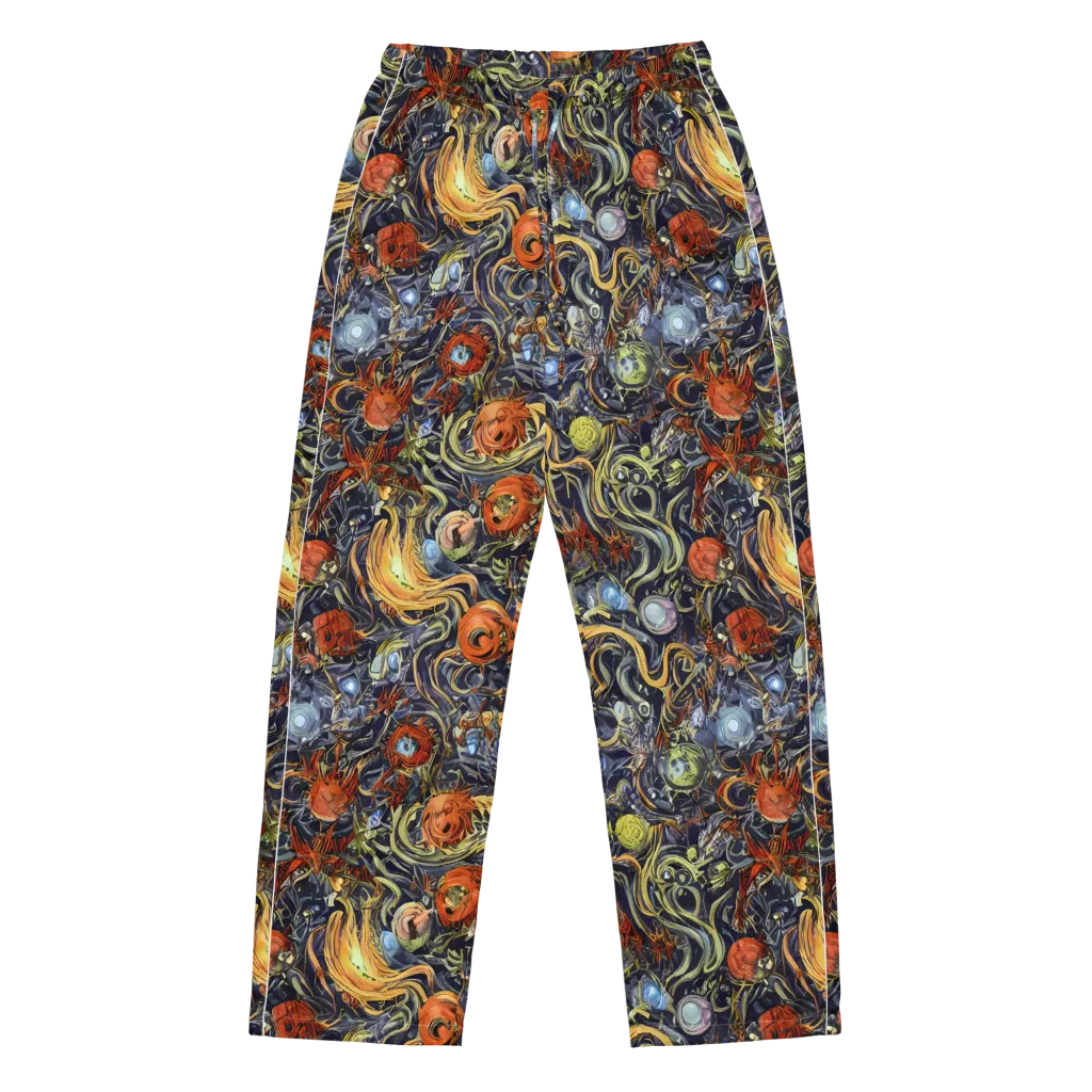 Astral Anarchy on Women's Pajama Pants — Front