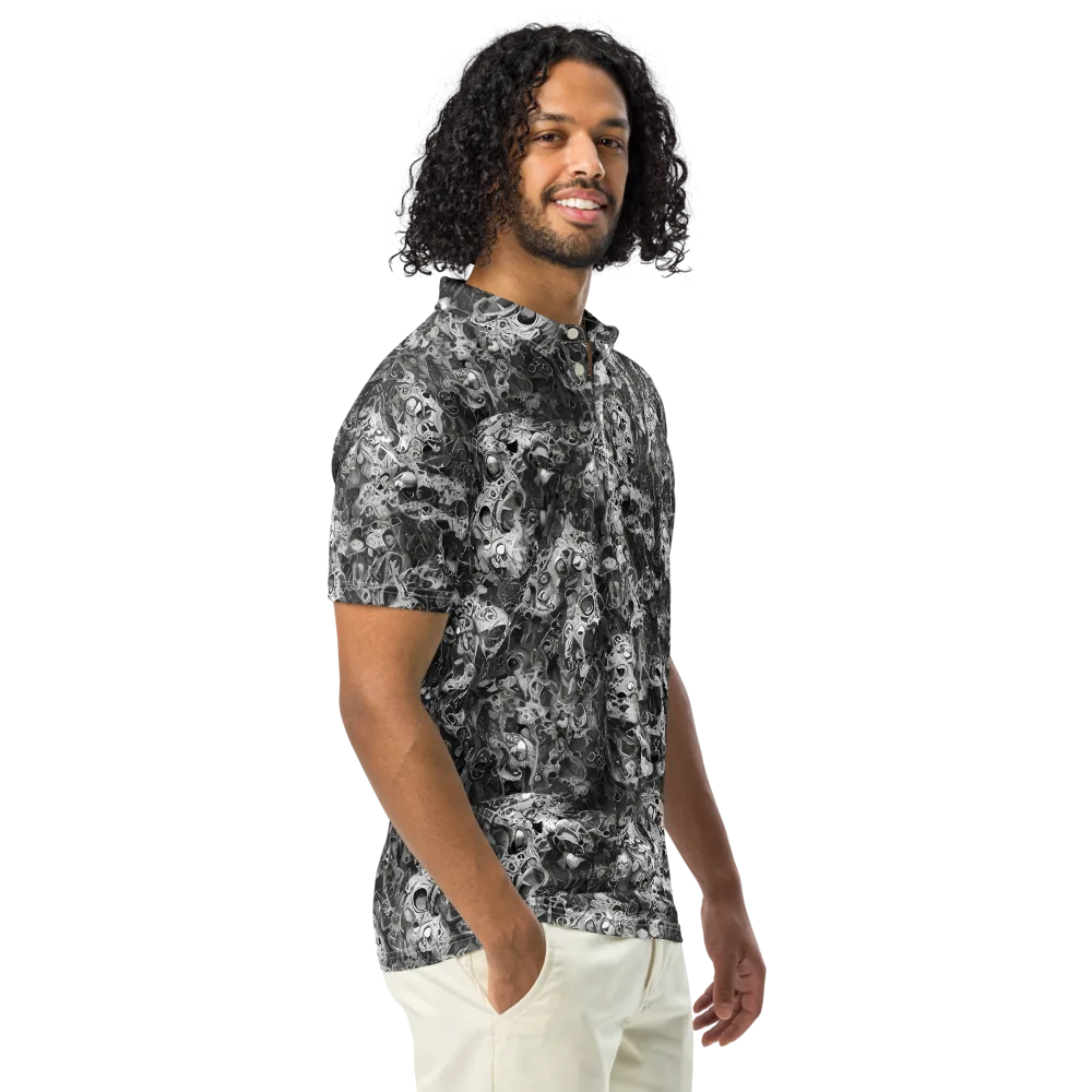 Shadow Anatomy on Men's Slim Fit Polo Shirt — Right Front