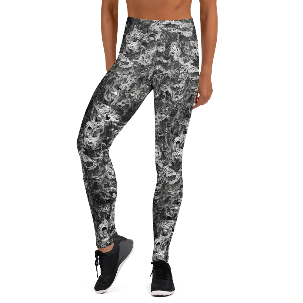 Shadow Anatomy on Yoga Leggings — Front