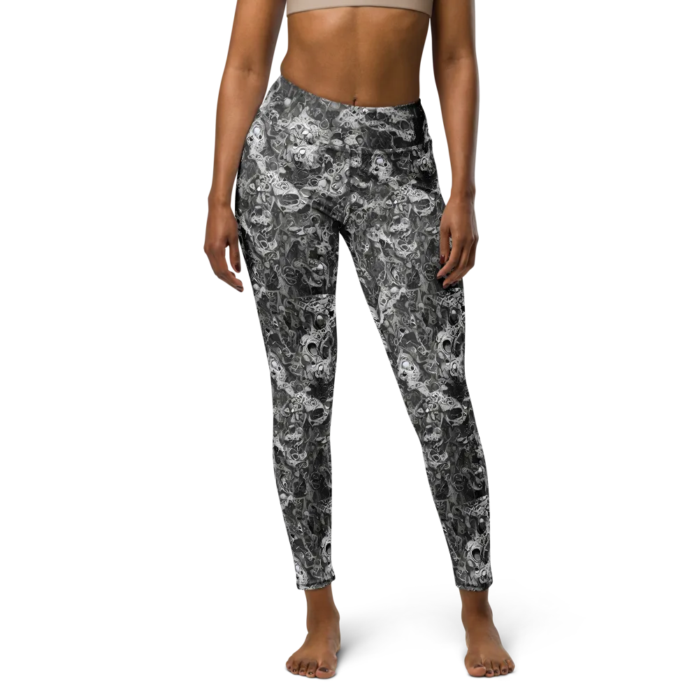 Shadow Anatomy on Yoga Leggings — Front