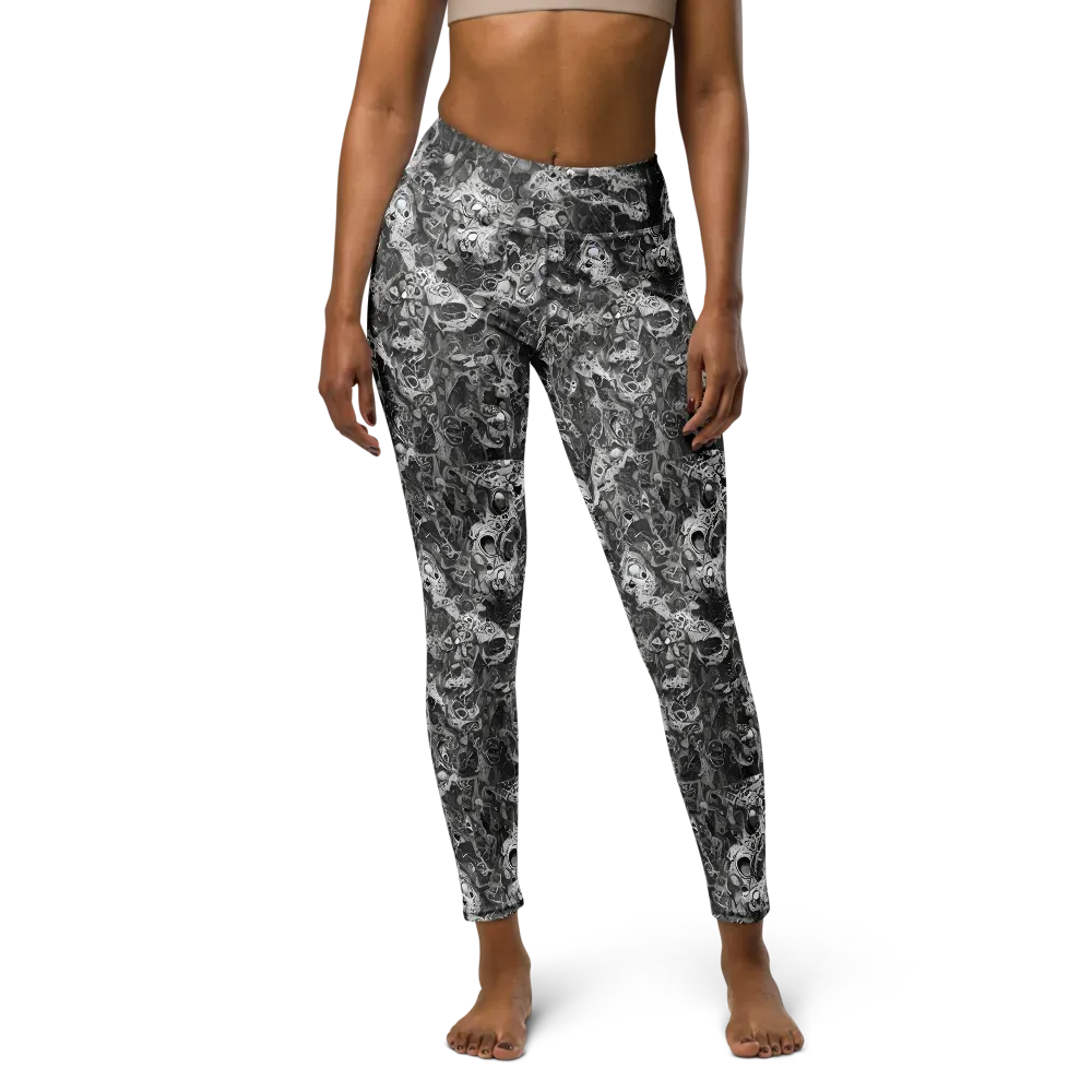 Shadow Anatomy on Yoga Leggings — Front