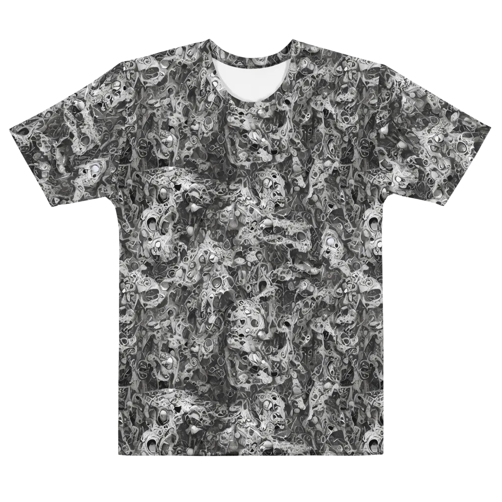 Shadow Anatomy on Men's Cotton Crew Neck T-Shirt — Front
