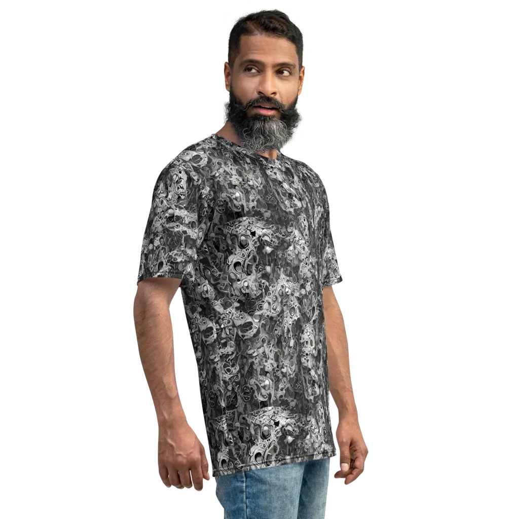 Shadow Anatomy on Men's Crew Neck T-Shirt — Right
