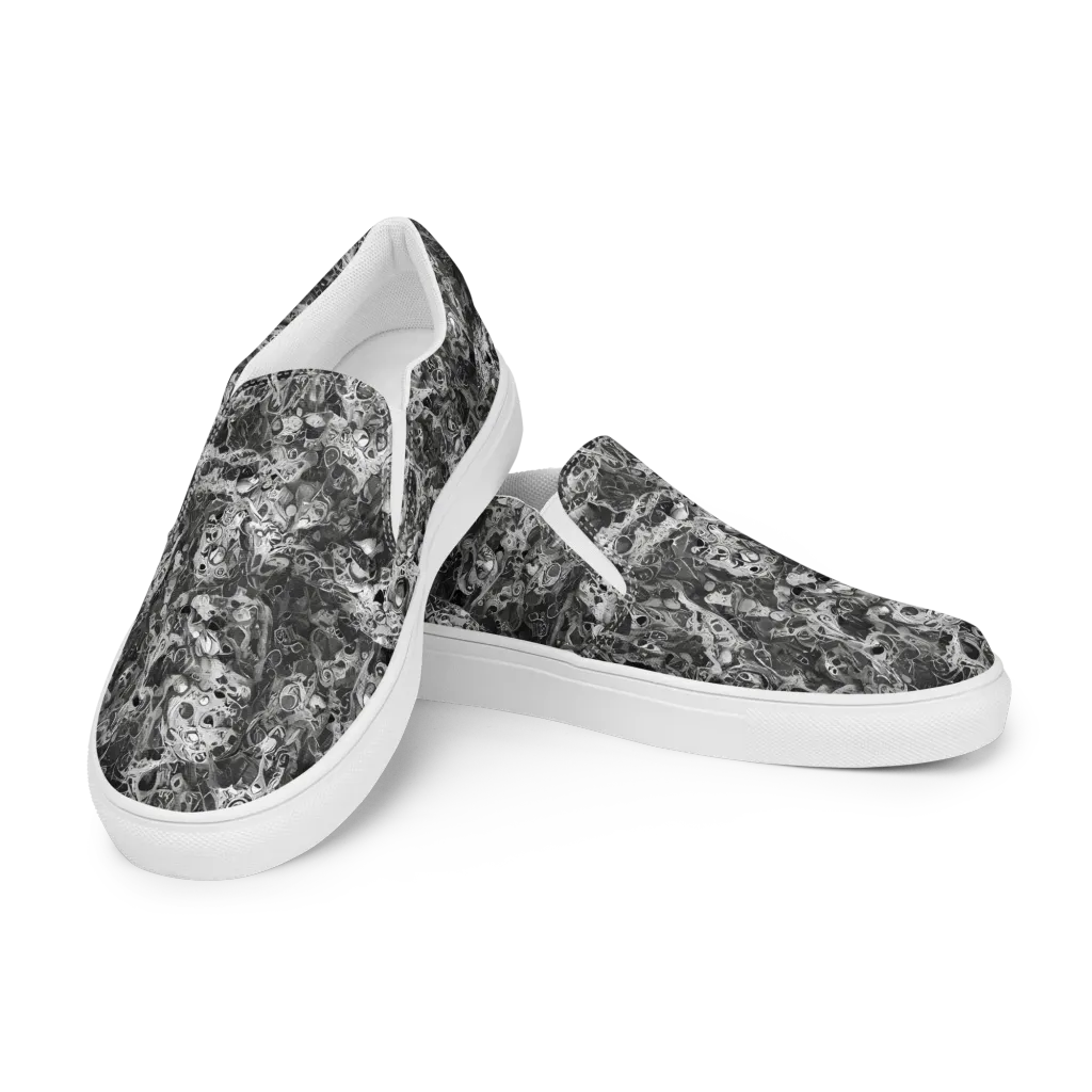 Shadow Anatomy on Men's Slip-On Canvas Shoes — Left Front