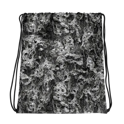Shadow Anatomy on a Drawstring Bag