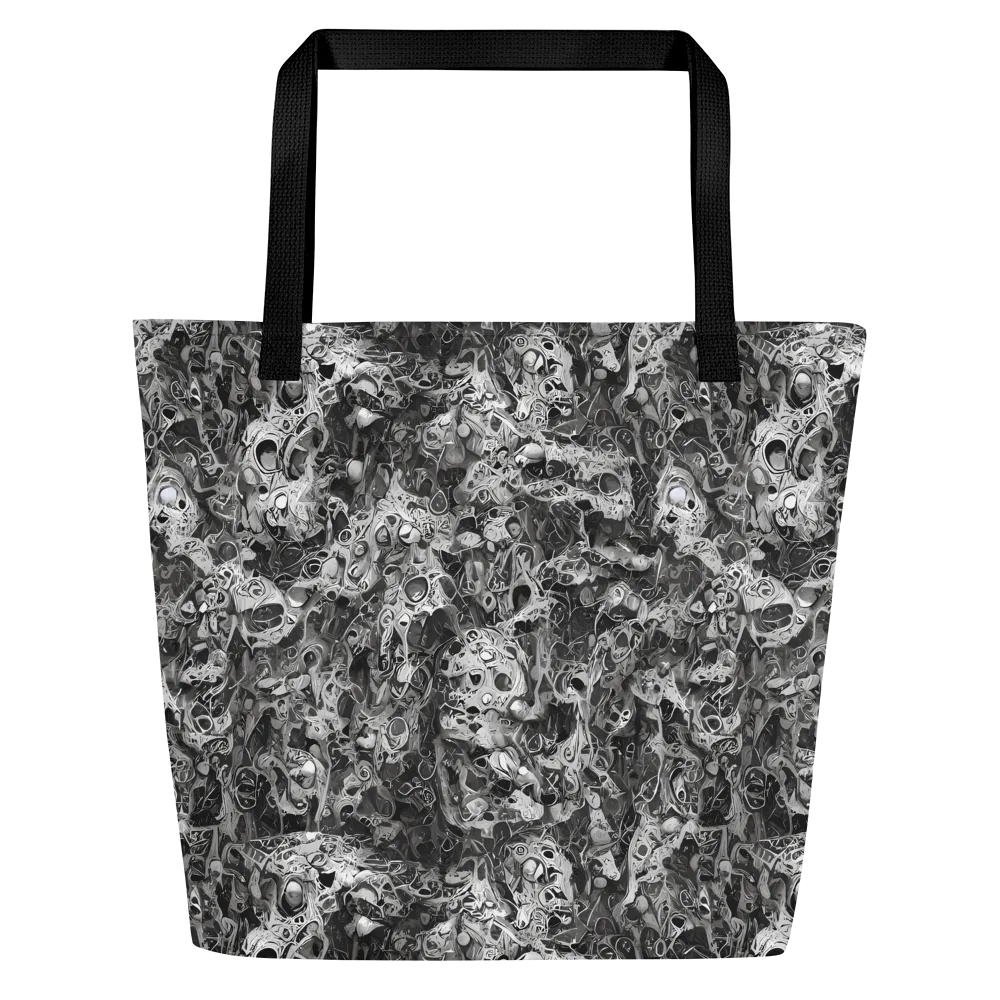 Shadow Anatomy on Large Tote Bag W/ Pocket — Front