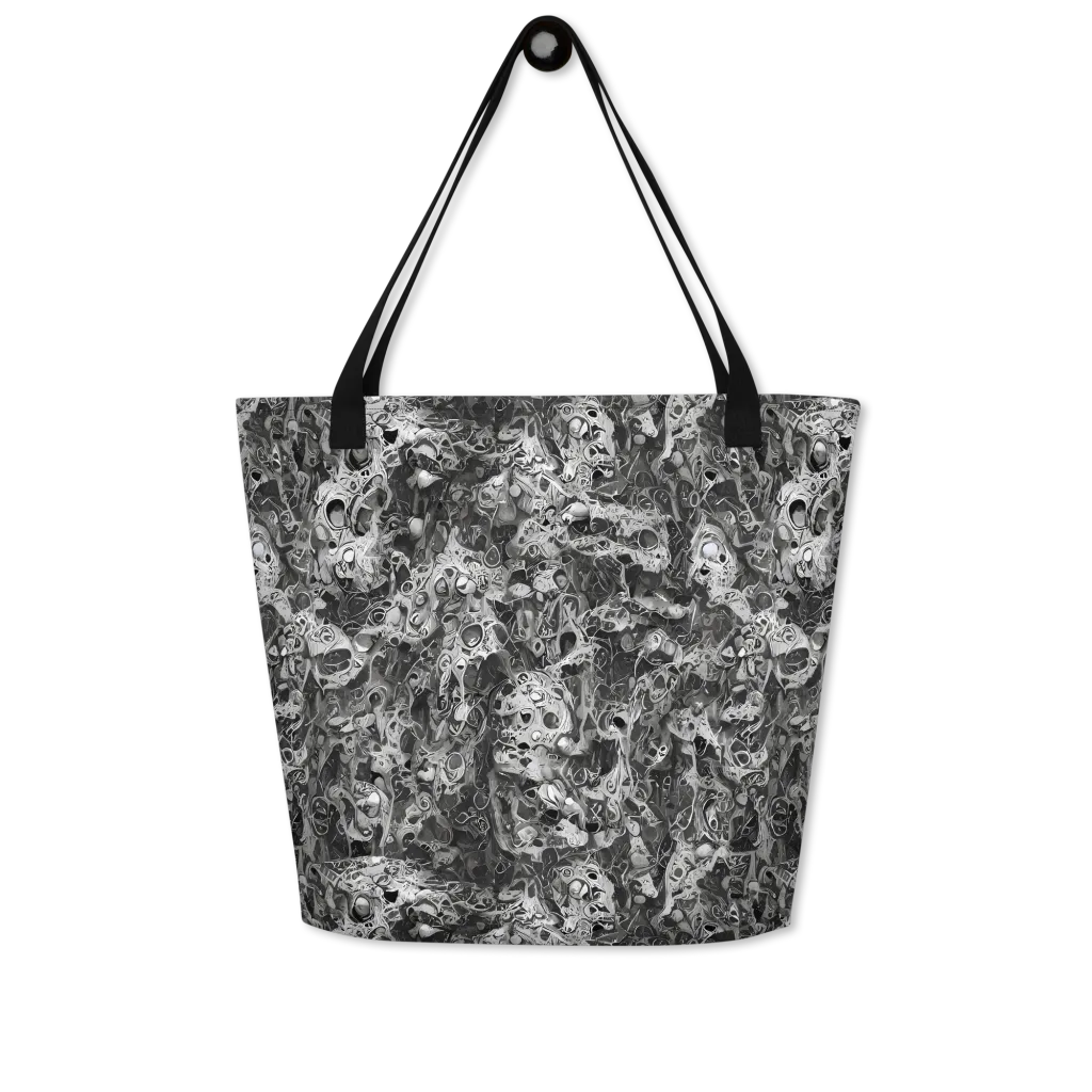 Shadow Anatomy on Large Tote Bag W/ Pocket — Front