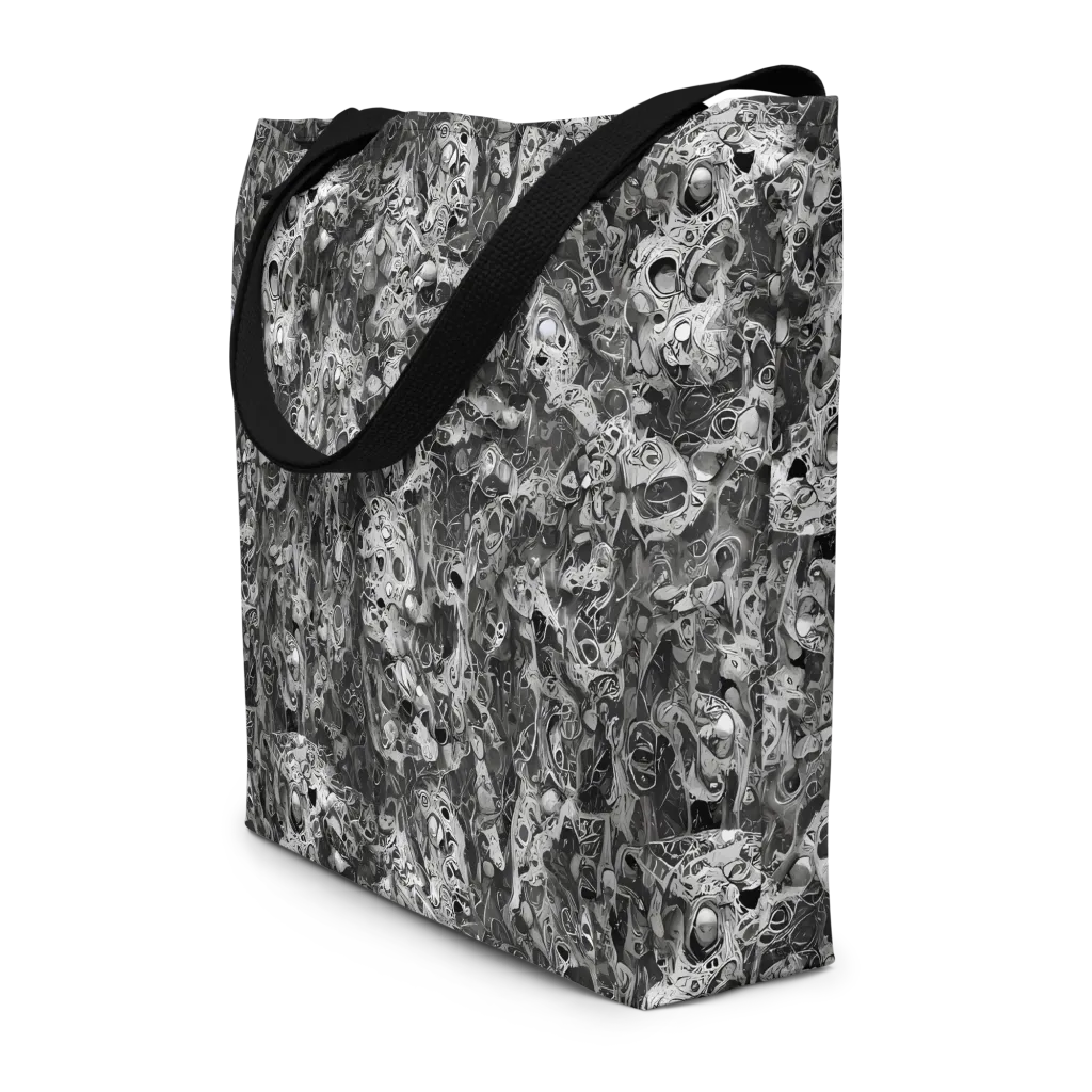 Shadow Anatomy on Large Tote Bag W/ Pocket — Front
