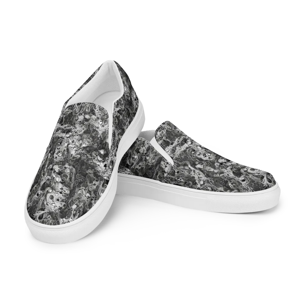 Shadow Anatomy on Women's Slip-On Canvas Shoes — Left Front