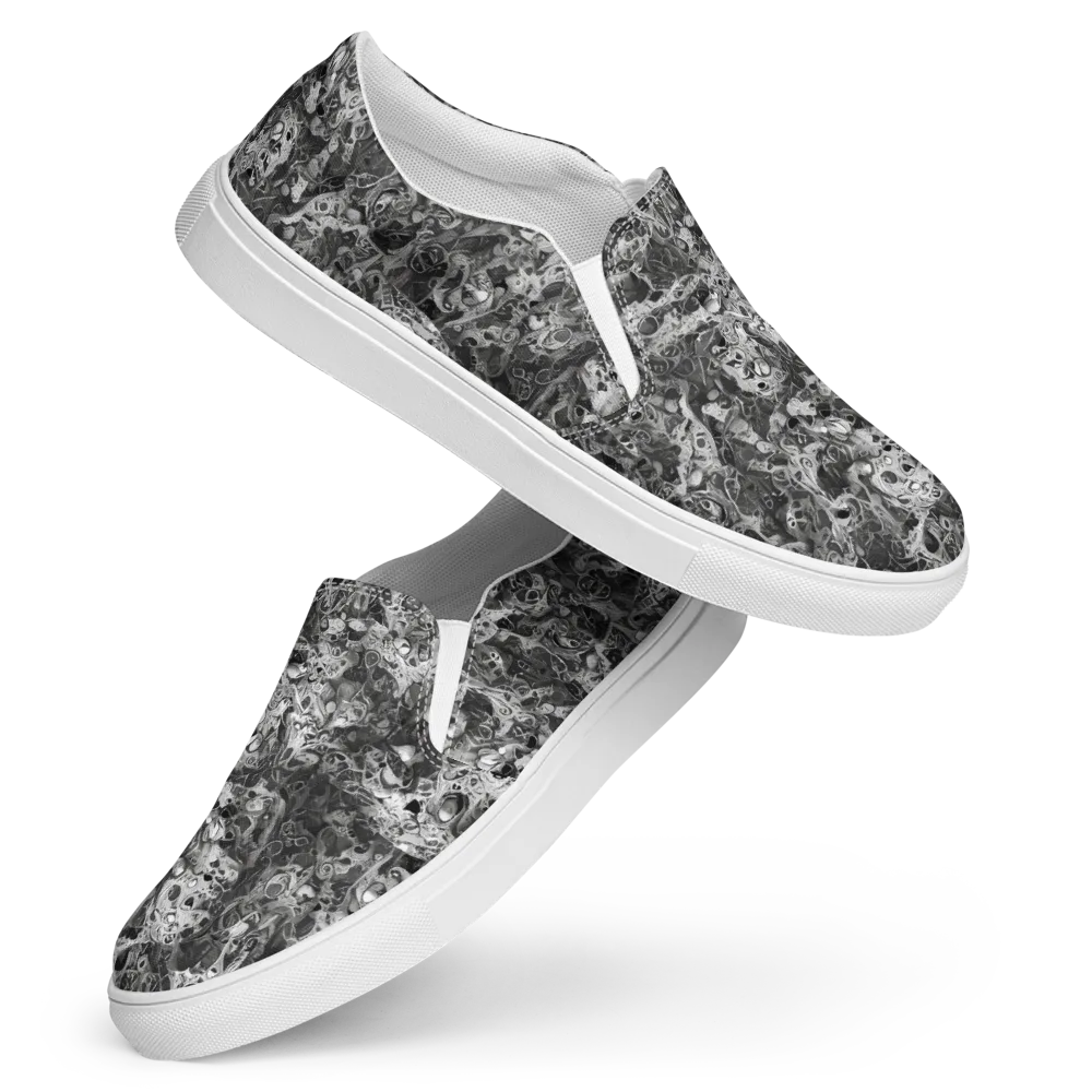 Shadow Anatomy on Women's Slip-On Canvas Shoes — Front