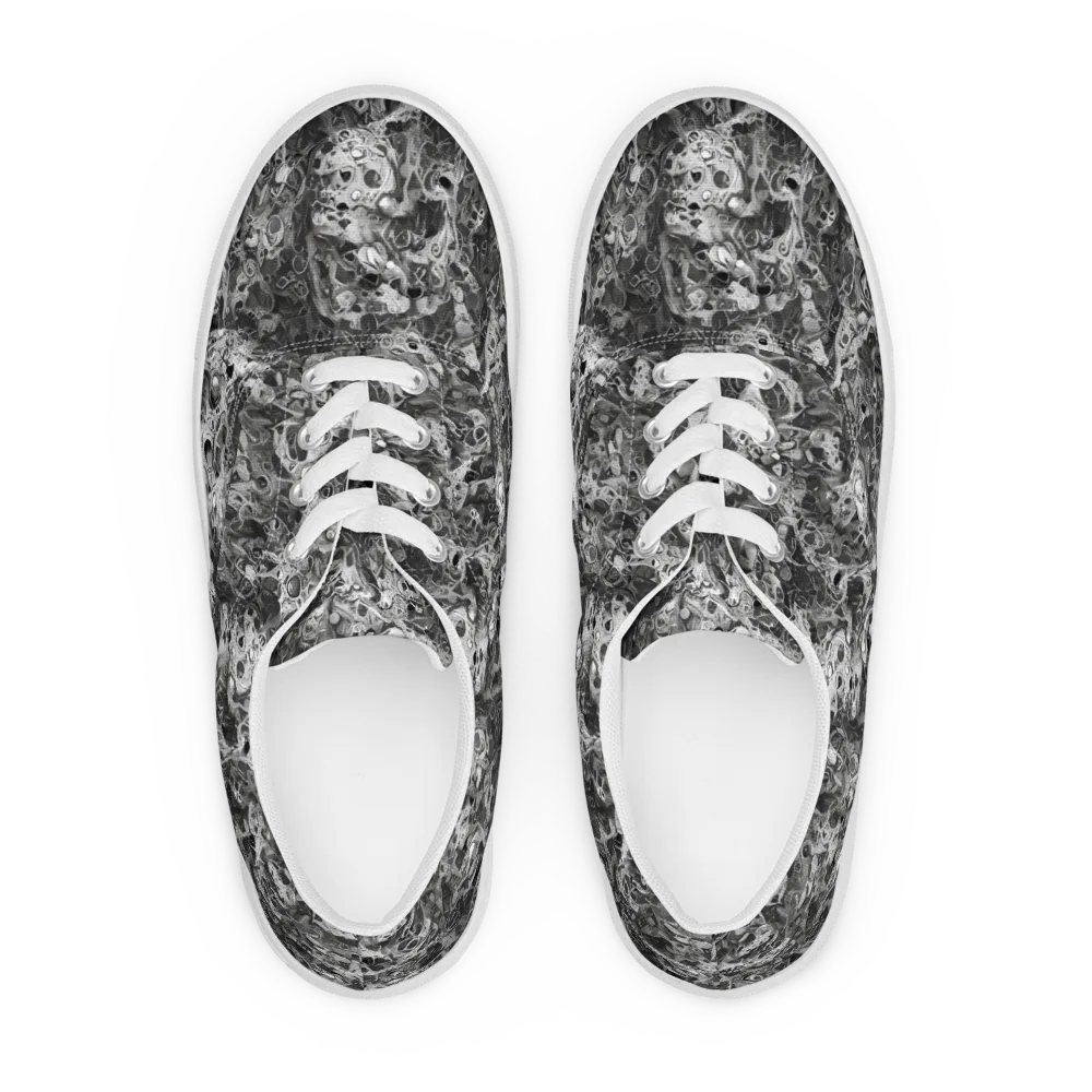 Shadow Anatomy on Men's Lace-Up Canvas Shoes — Front