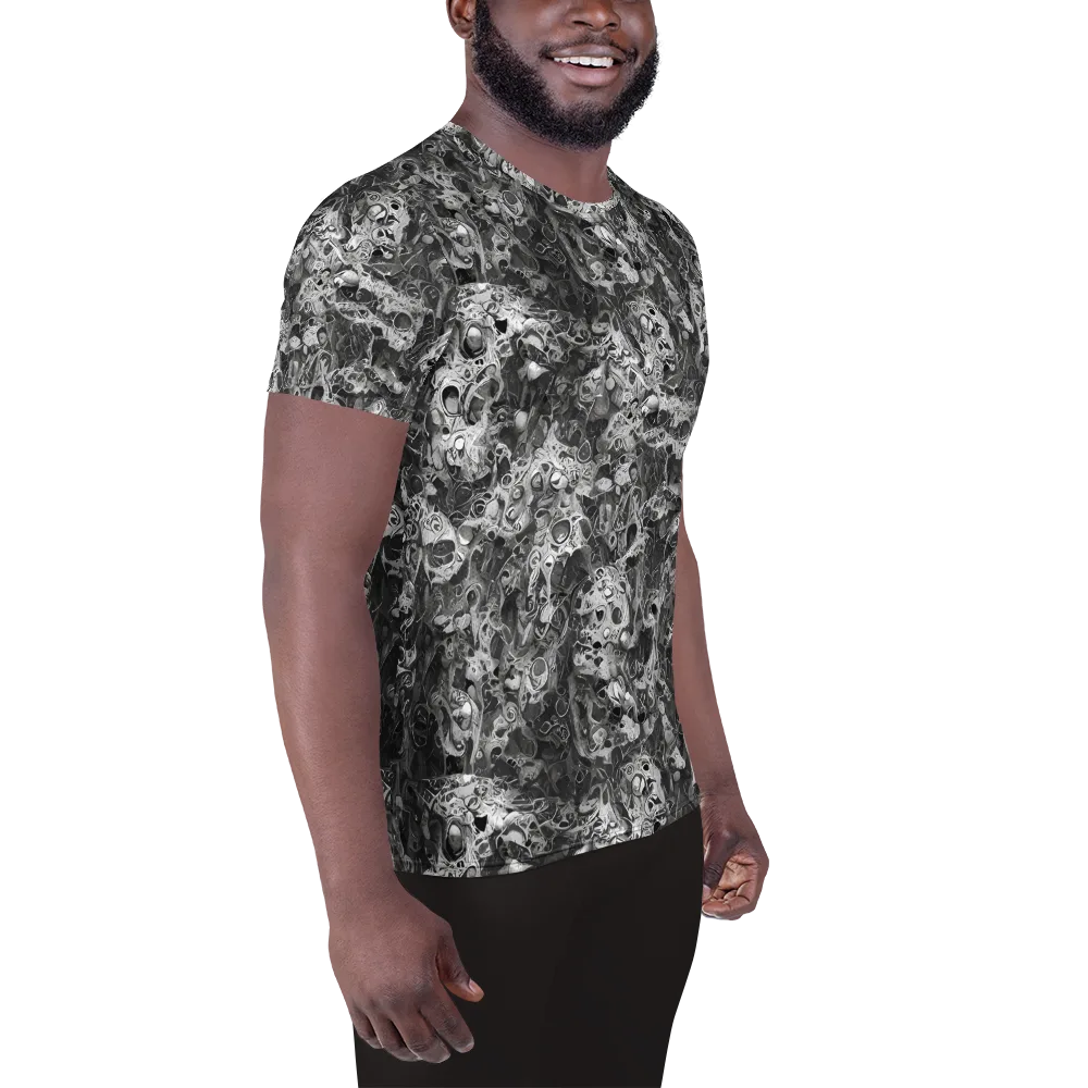 Shadow Anatomy on Men's Athletic T-Shirt — Right