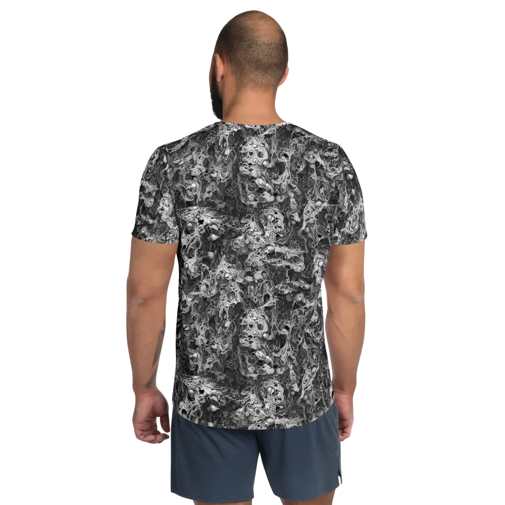 Shadow Anatomy on Men's Athletic T-Shirt — Back