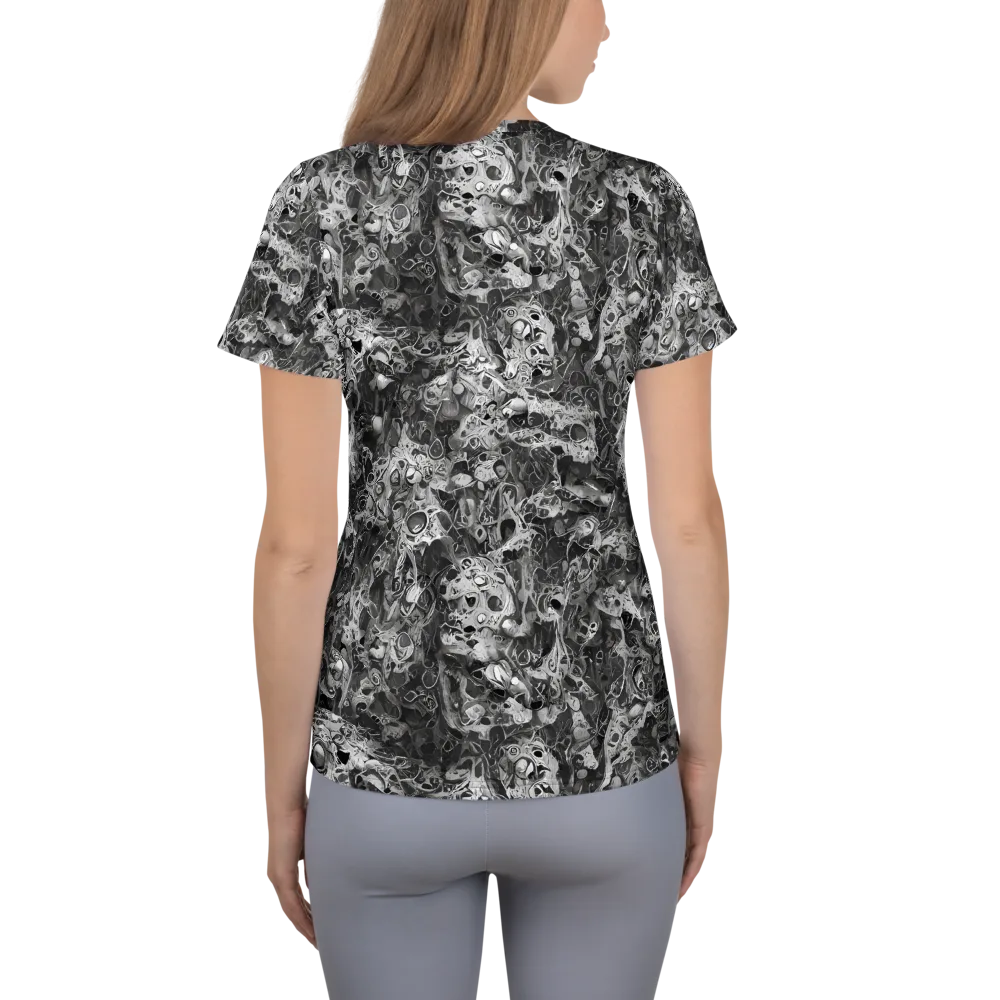 Shadow Anatomy on Women's Athletic T-Shirt — Back