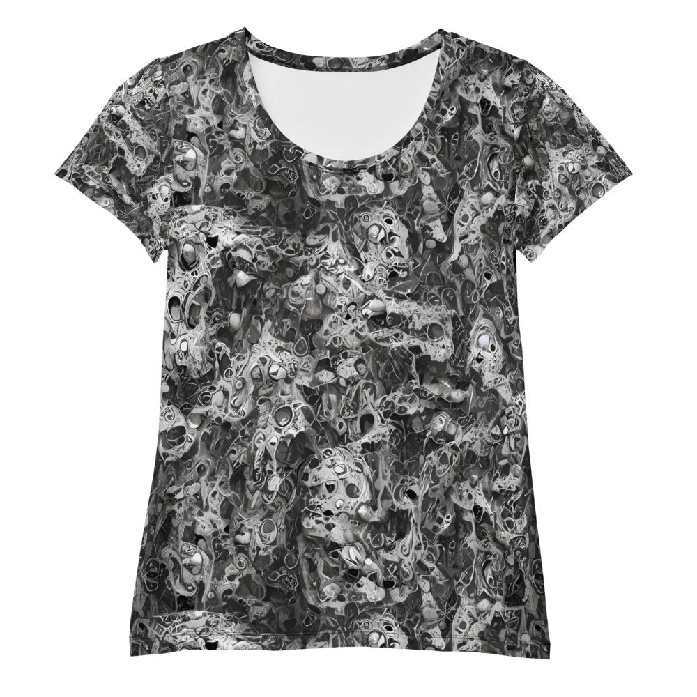 Shadow Anatomy on Women's Athletic T-Shirt — Front