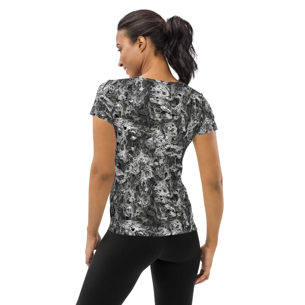 Shadow Anatomy on Women's Athletic T-Shirt — Back