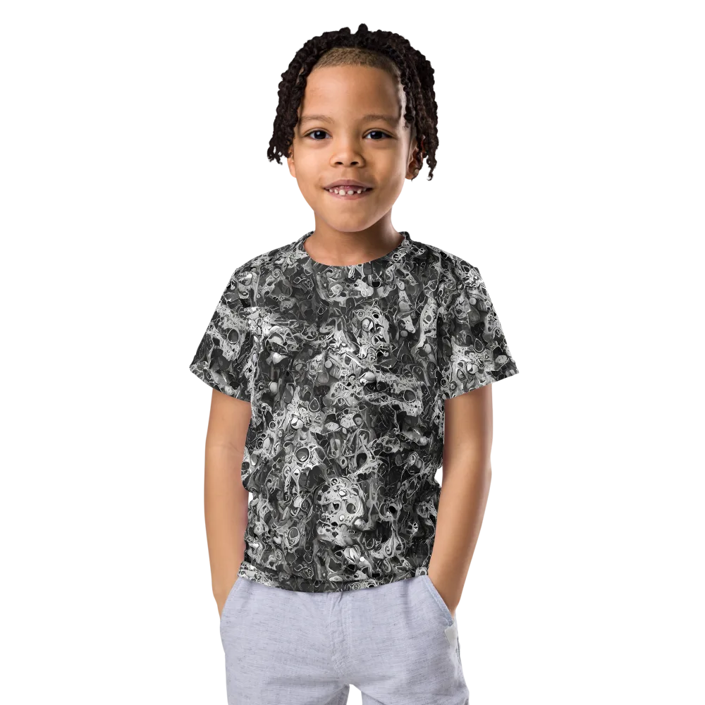 Shadow Anatomy on Kids Crew Neck T-Shirt — Front