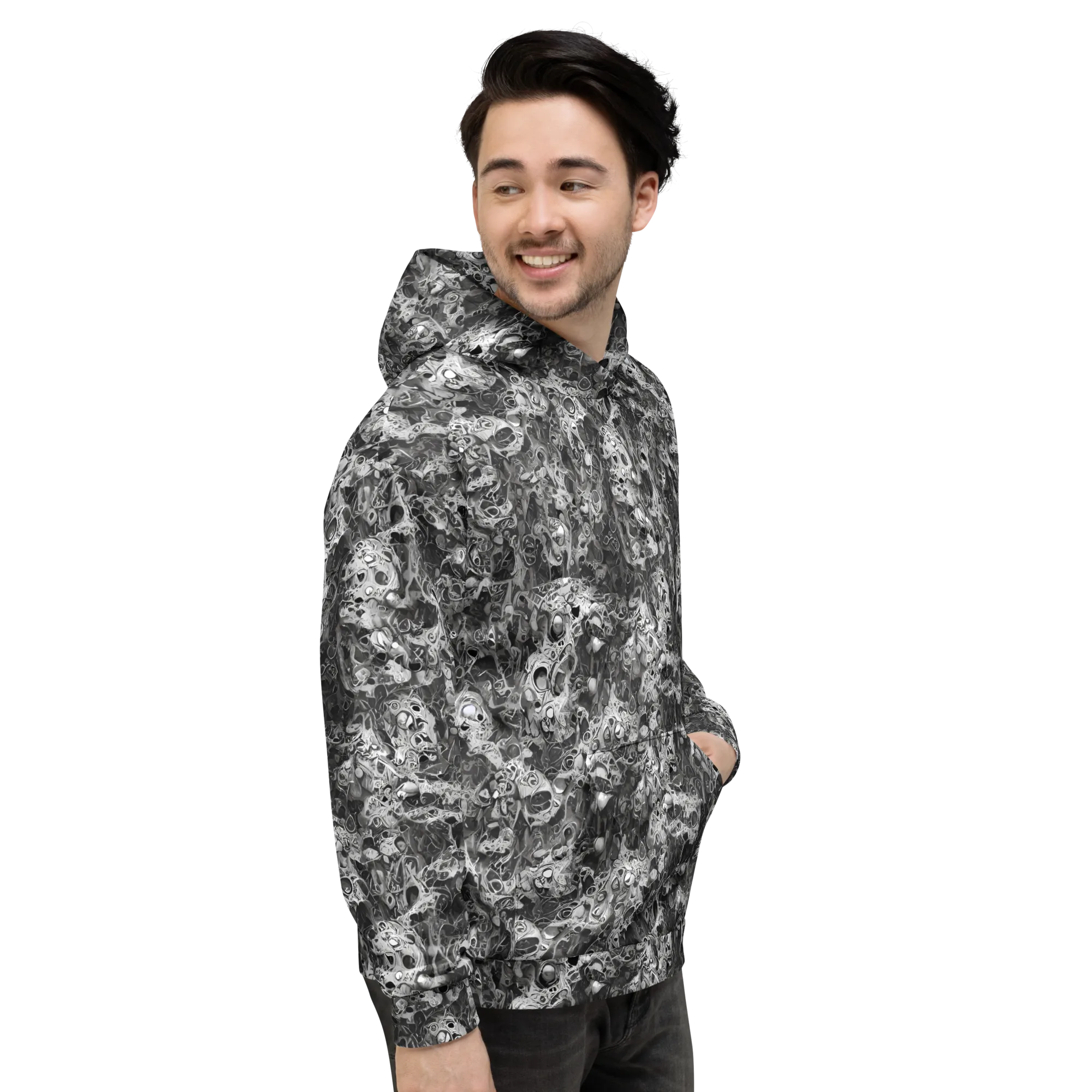 Shadow Anatomy on Hoodie — Right