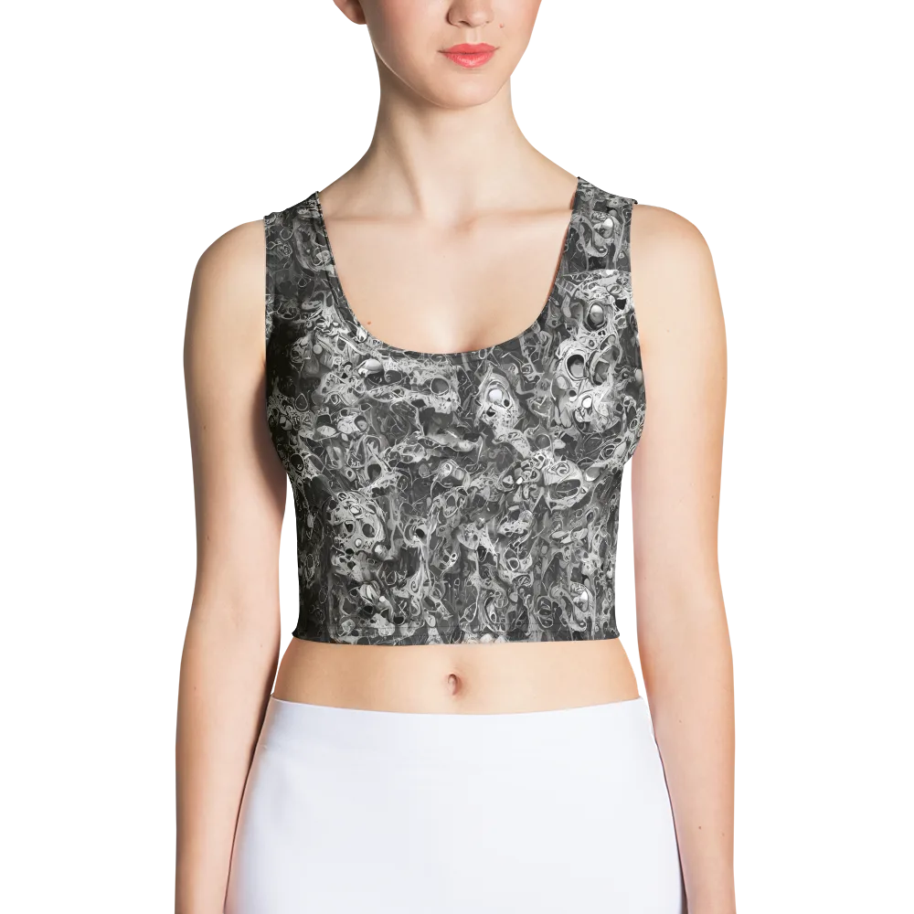 Shadow Anatomy on Crop Top — Front