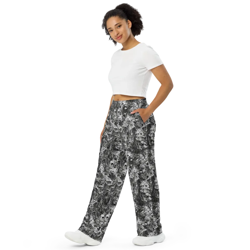 Shadow Anatomy on Wide-Leg Pants — Left Front