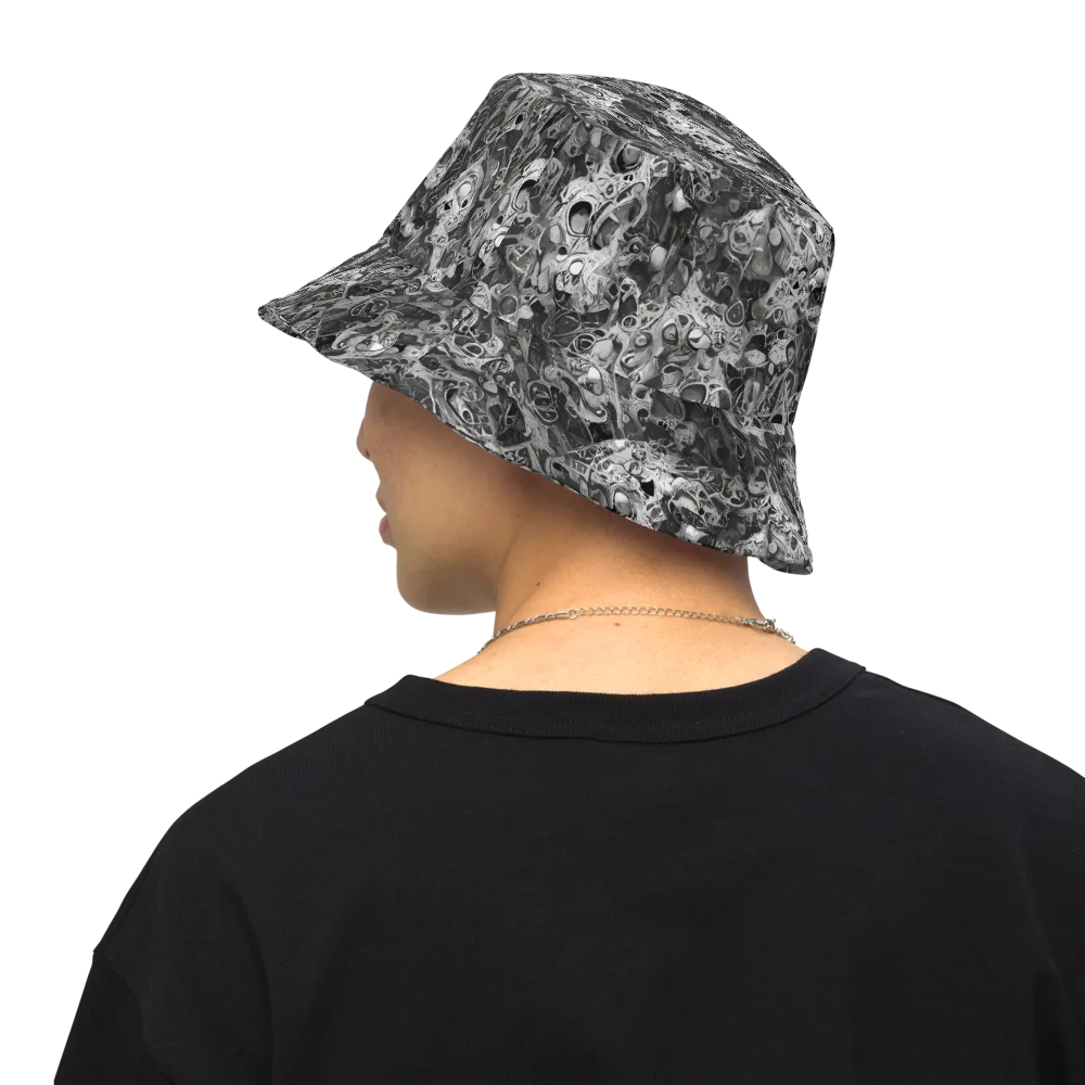 Shadow Anatomy on Reversible Bucket Hat — Back Inside