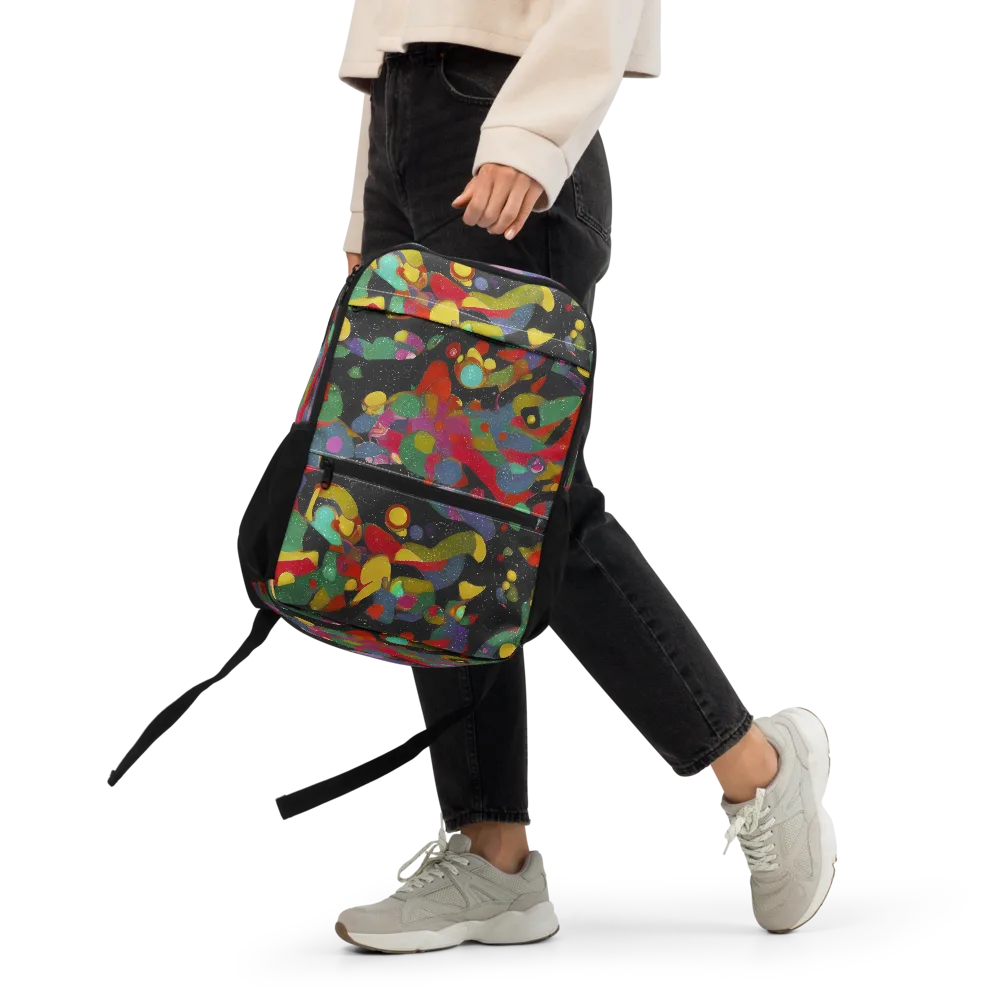 Afterdark Mosaic on Utility Backpack — Front