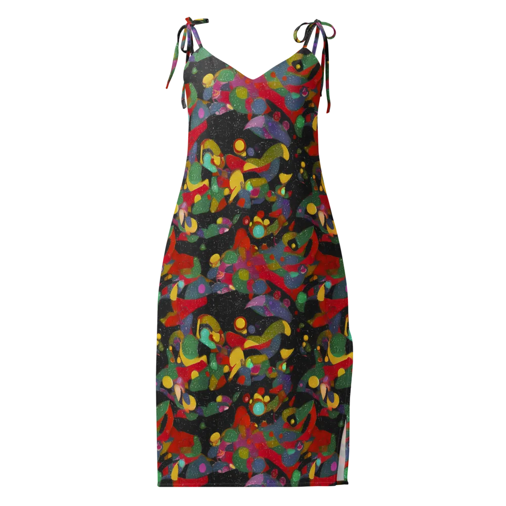 Afterdark Mosaic on Slip Dress — Front