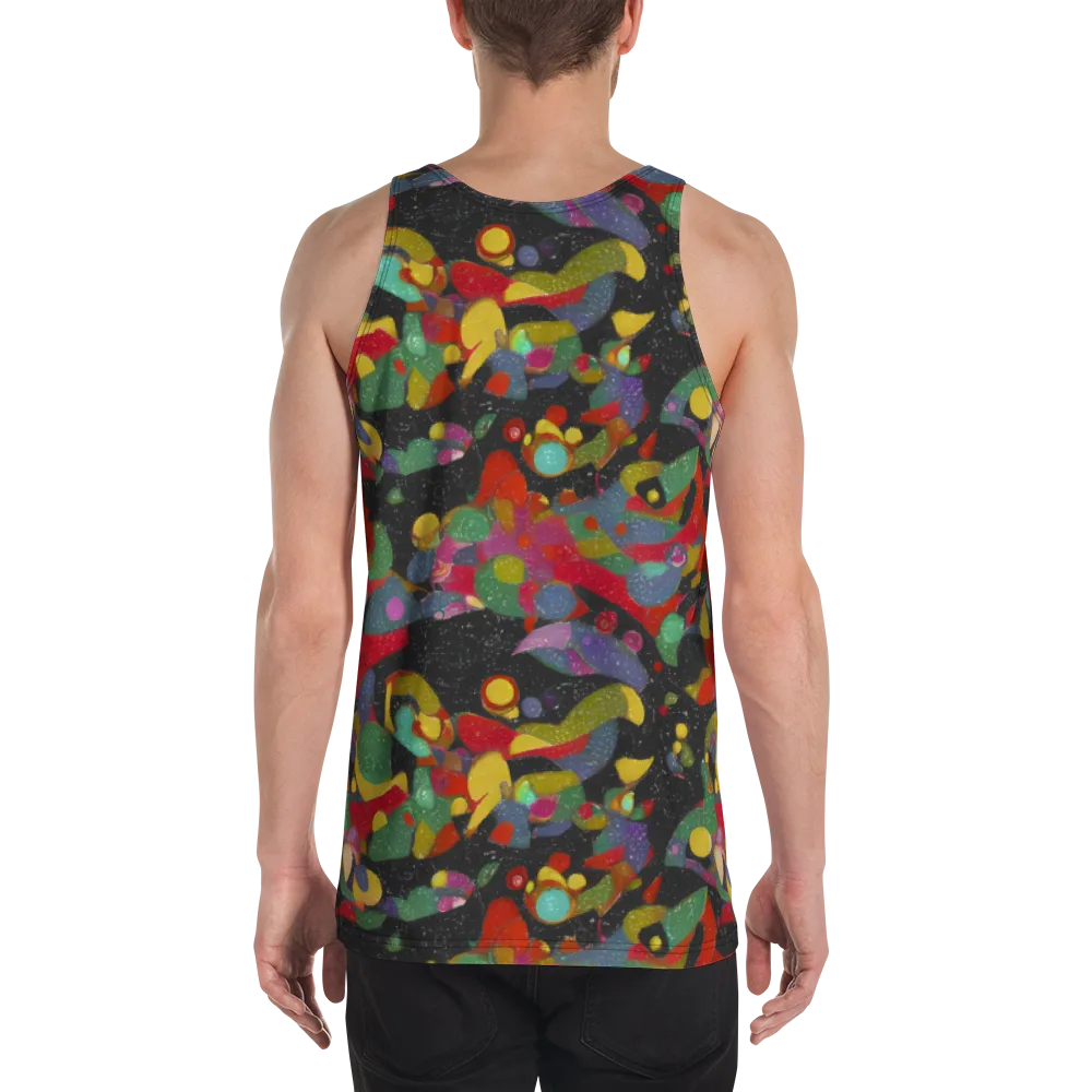 Afterdark Mosaic on Men's Tank Top — Back