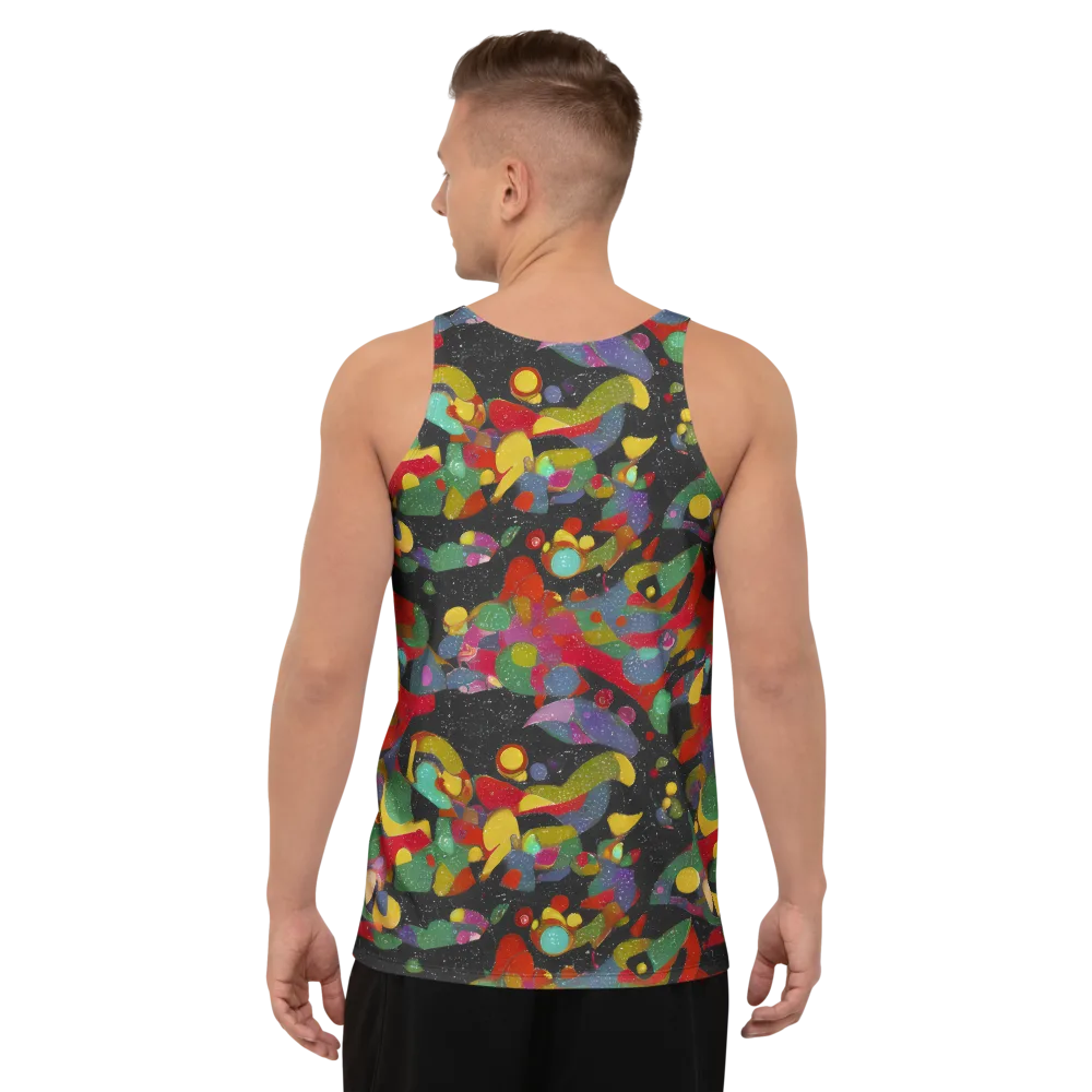Afterdark Mosaic on Men's Tank Top — Back
