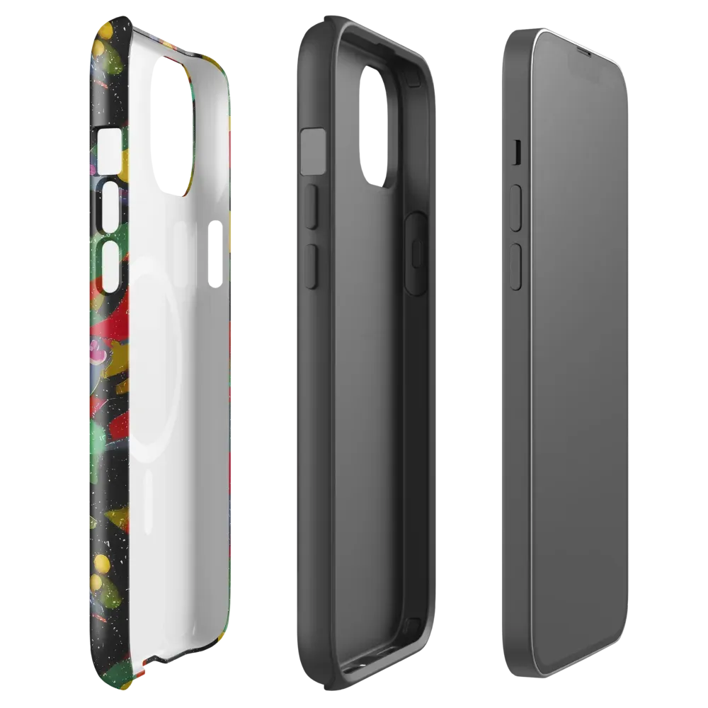 Afterdark Mosaic on MagSafe Tough Case for iPhone® — Front