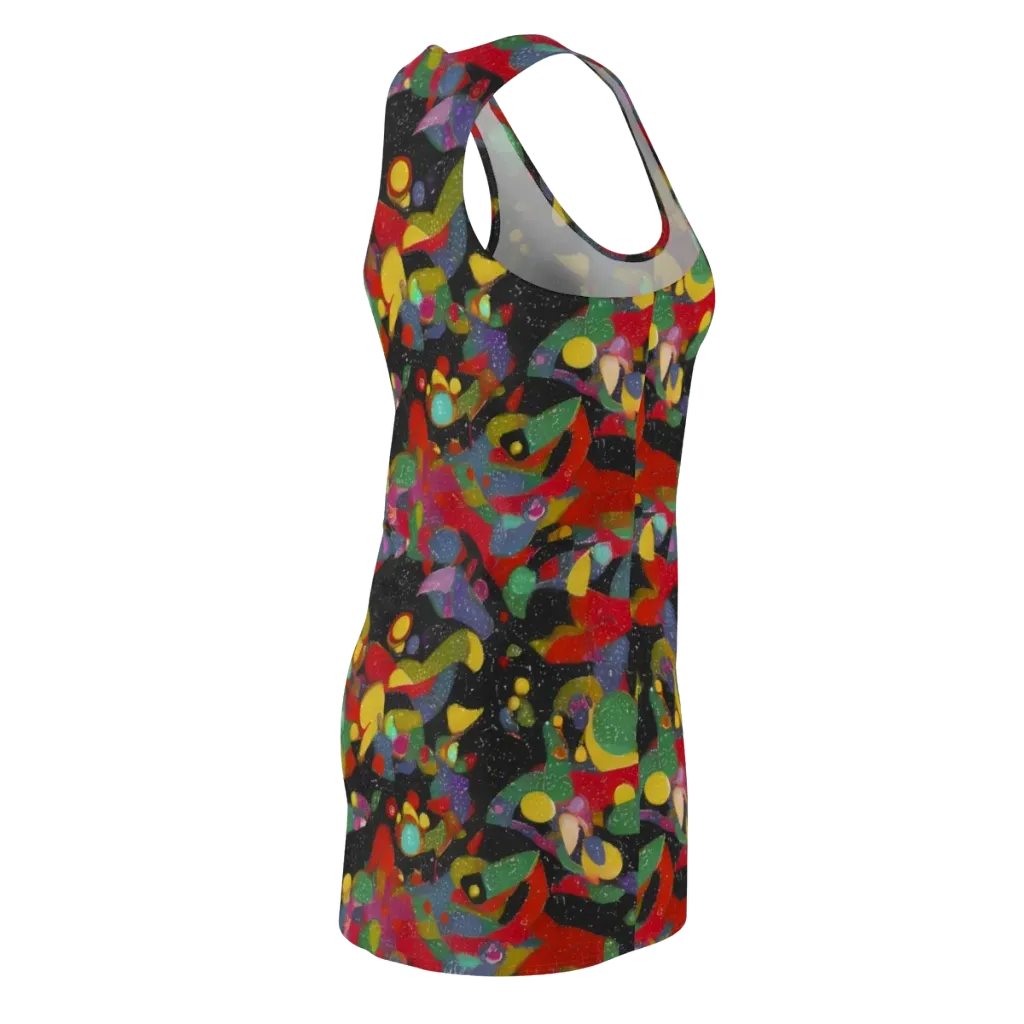 Afterdark Mosaic on Racerback Dress — Back Side