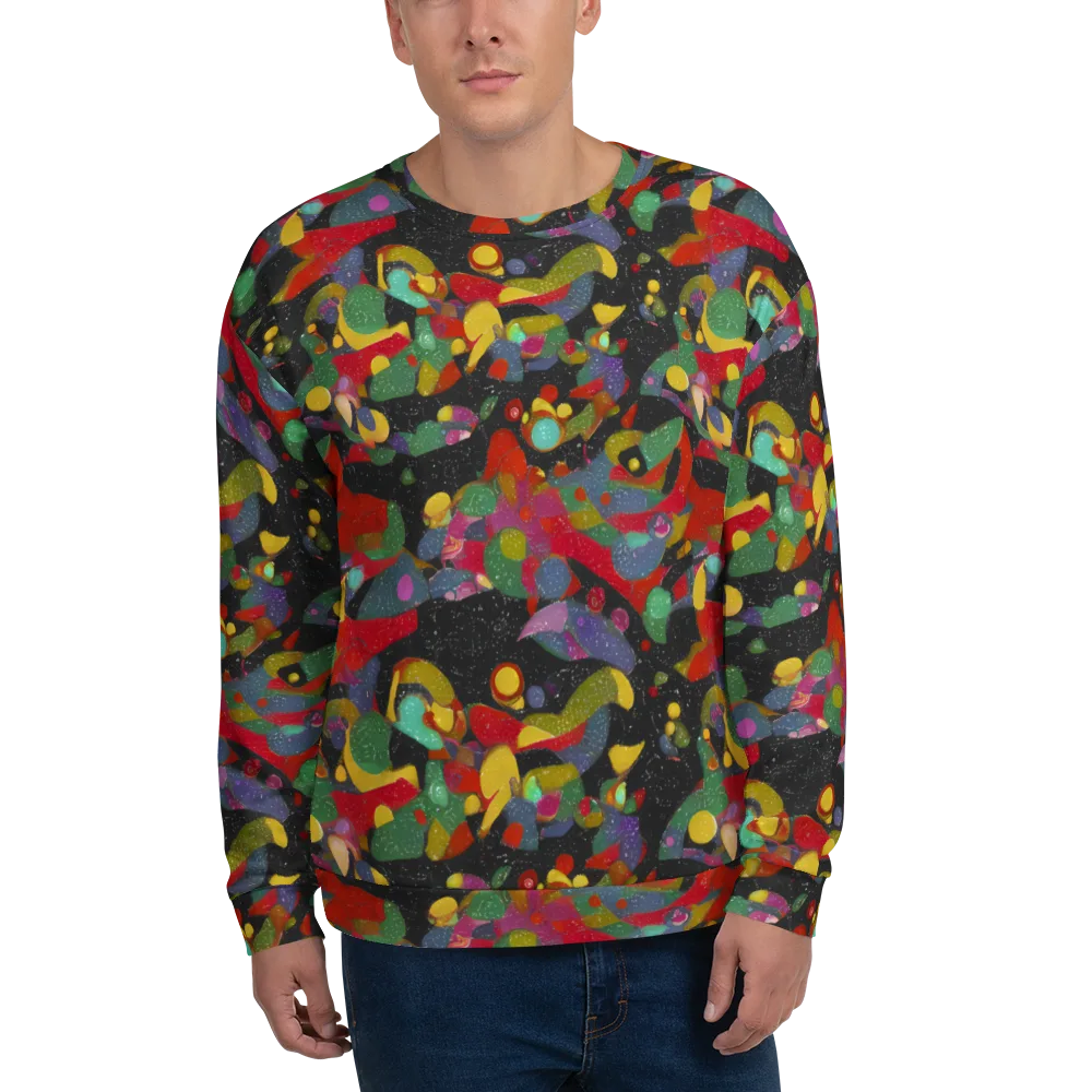Afterdark Mosaic on Sweatshirt — Front