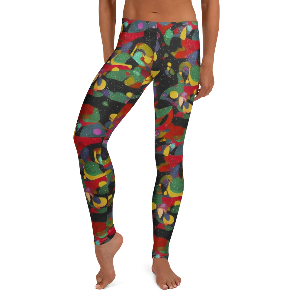 Afterdark Mosaic on Leggings — Front