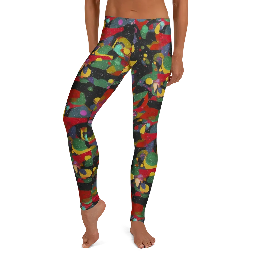 Afterdark Mosaic on Leggings — Front
