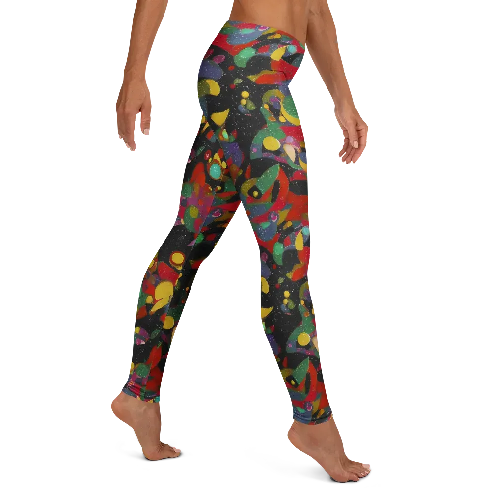 Afterdark Mosaic on Leggings — Right