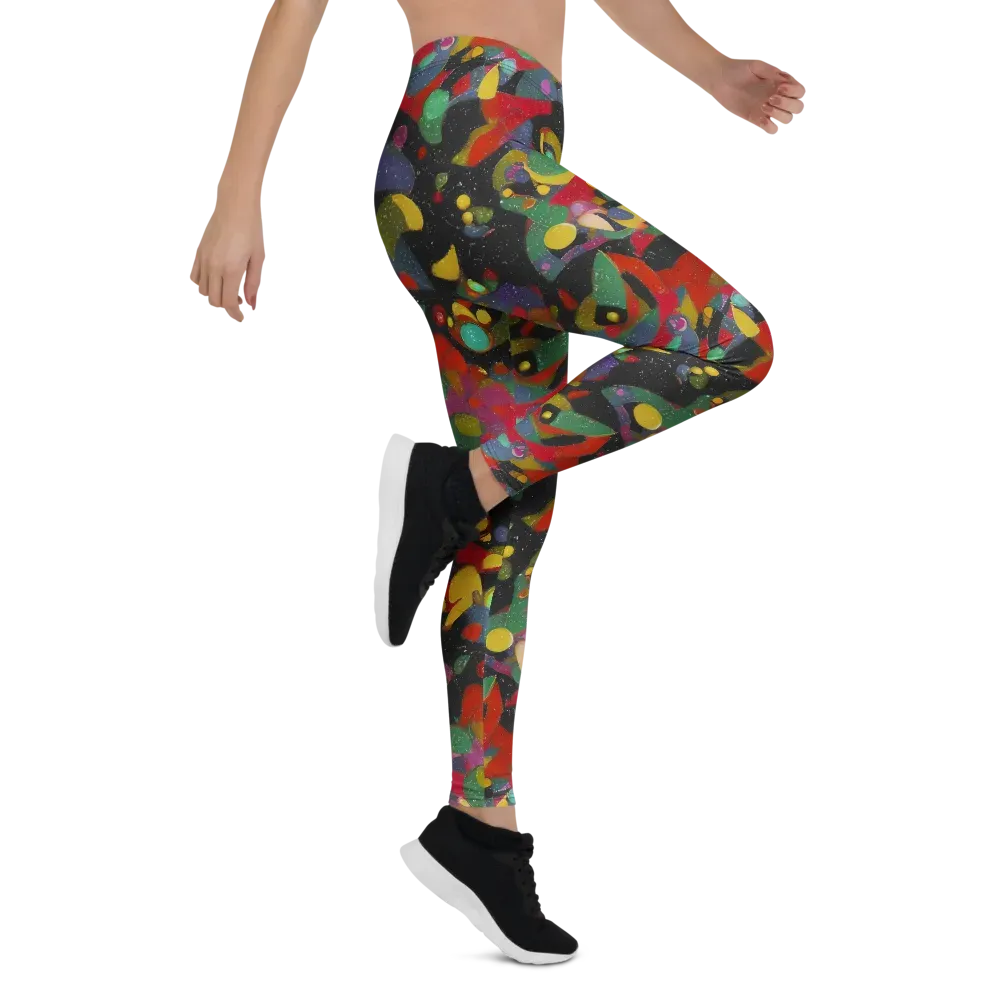 Afterdark Mosaic on Leggings — Right
