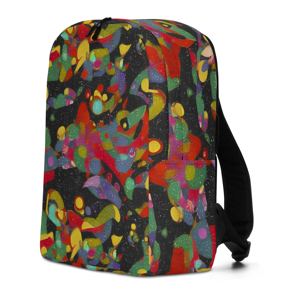 Afterdark Mosaic on Minimalist Backpack — Left
