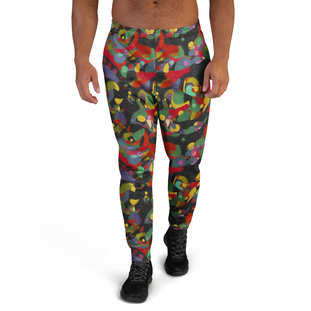 Afterdark Mosaic on Men's Joggers — Front