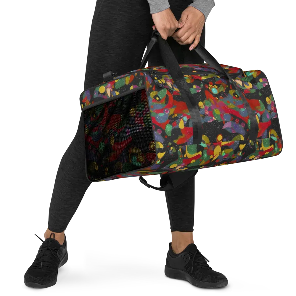 Afterdark Mosaic on Duffle Bag — Right Front