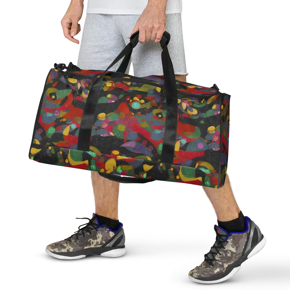 Afterdark Mosaic on Duffle Bag — Front