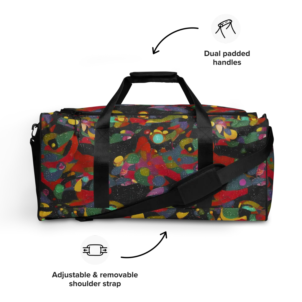 Afterdark Mosaic on Duffle Bag — Front