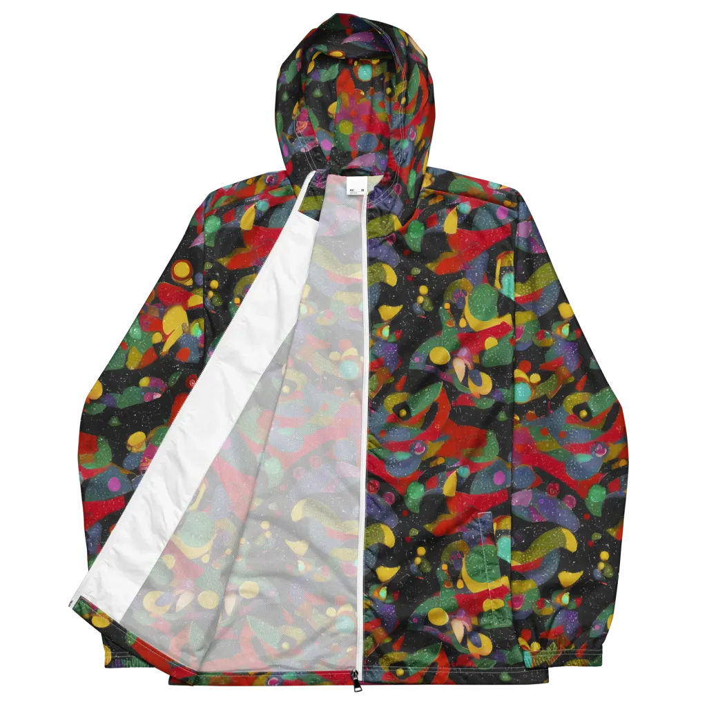Afterdark Mosaic on Men's Windbreaker — Front