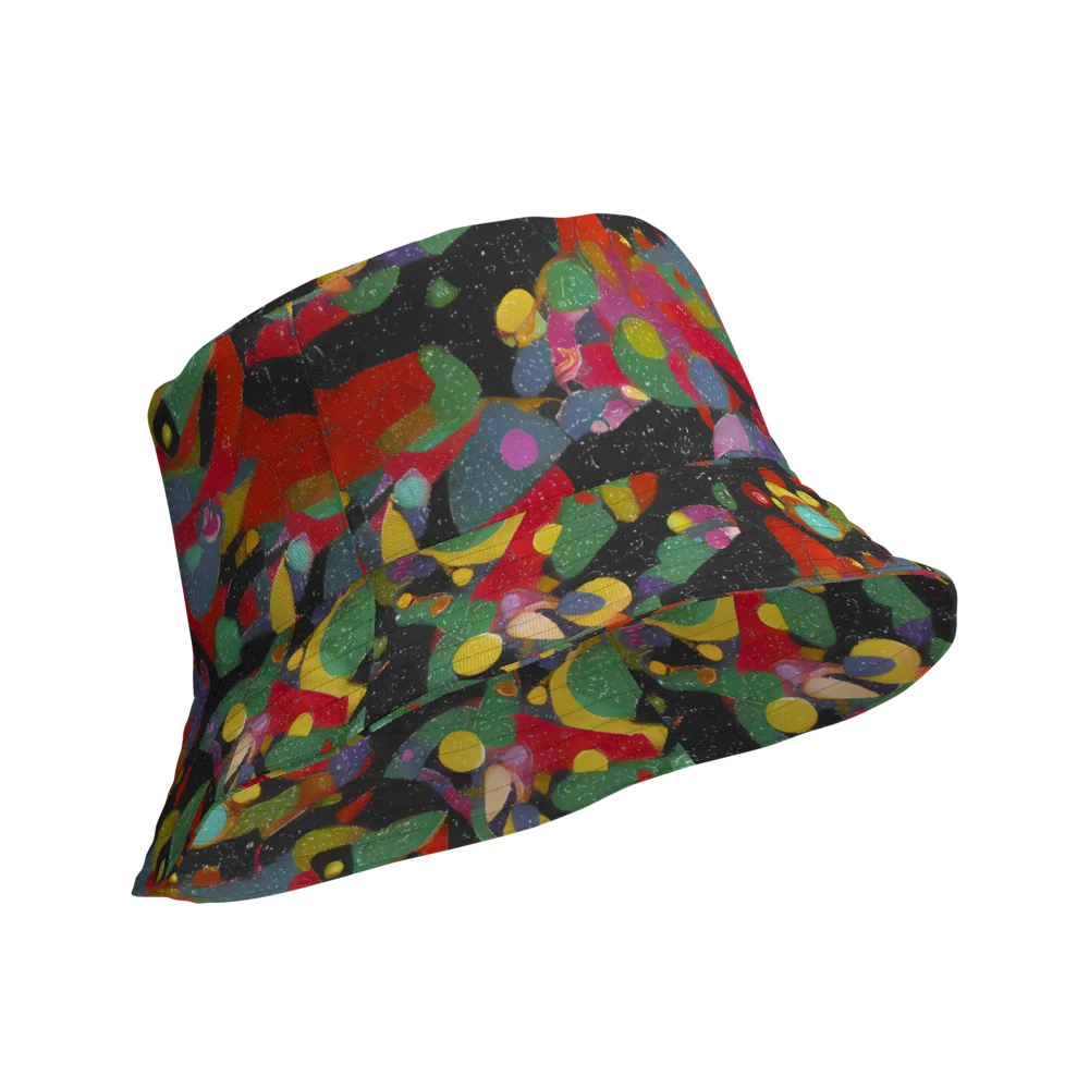 Afterdark Mosaic on Reversible Bucket Hat — Product details Outside