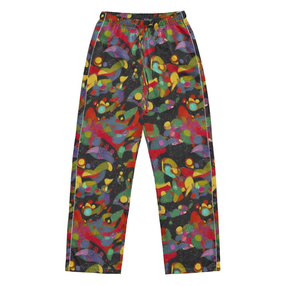 Afterdark Mosaic on Women's Pajama Pants — Front